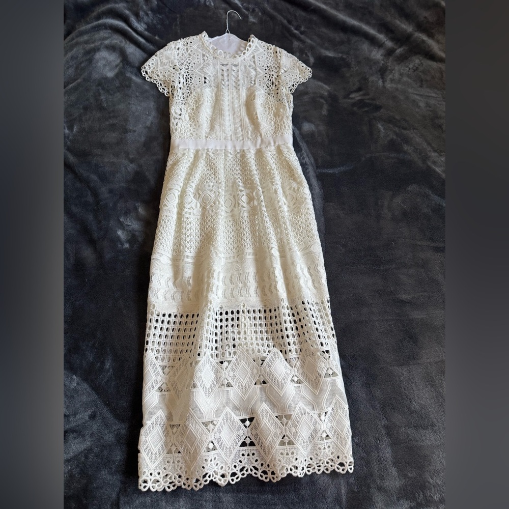Ted Baker White Lace Dress
